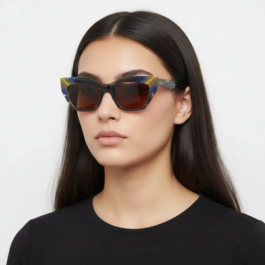 Hand-Painted Statement Sunglasses / UGLYBELL